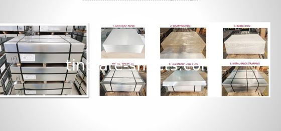 Υψηλής απόδοσης T2 T3 T5 MR SPCC TFS Steel Sheet 100% ανακυκλωσιμότητα