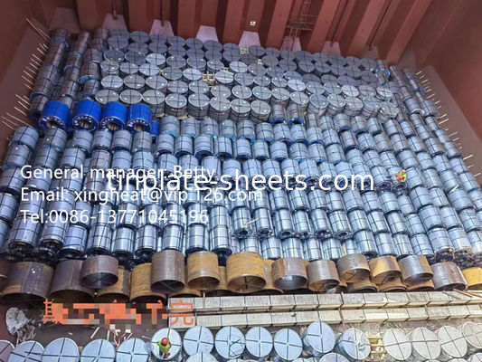 HQS πάχος 0,13 mm-0,48 mm φύλλα από κασσίτερο EN10202 πρότυπο