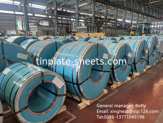 Υψηλής απόδοσης T2- T5 MR SPCC TFS Steel Sheet 100% ανακυκλωσιμότητα
