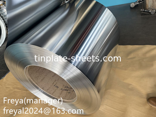 600mm-986mm φύλλα κασσίτερου ευρύ πλάτος για εύκολο χειρισμό και επεξεργασία στη γραμμή παραγωγής σας