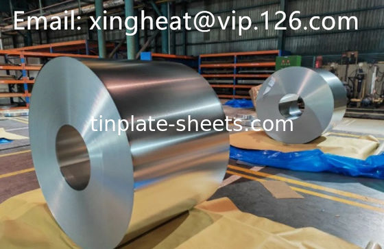 καλής ποιότητας κασσίτερος Coil 0.15mm-0.49mm Δάχος 2.8/2.8 2.0/2.0 κασσίτερος επίστρωση T2.5 T3 T5 πέτρα φινίρισμα φωτεινή φινίρισμα