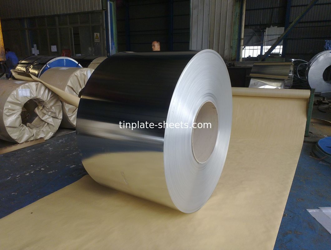 καλής ποιότητας κασσίτερος Coil 0,15mm-0,49mm πάχος 2,8/2,8 2,0/2,0 κασσίτερος επίστρωση T2,5 T5 πέτρα φινίρισμα φωτεινή φινίρισμα