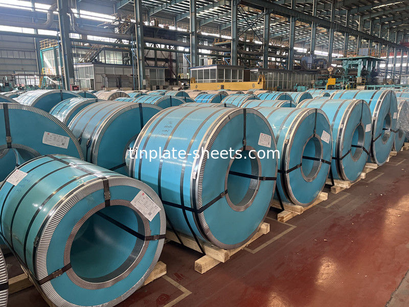 καλής ποιότητας κασσίτερος Coil 0,15mm-0,49mm πάχος 2,8/2,8 2,0/2,0 κασσίτερος επίστρωση T2.5 T4 T5 πέτρα φινίρισμα φωτεινή φινίρισμα