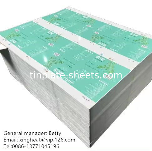 Υψηλής απόδοσης T2-T5 MR SPCC TFS Steel Sheet 100% Ανακυκλώσιμη 2.0/2.0
