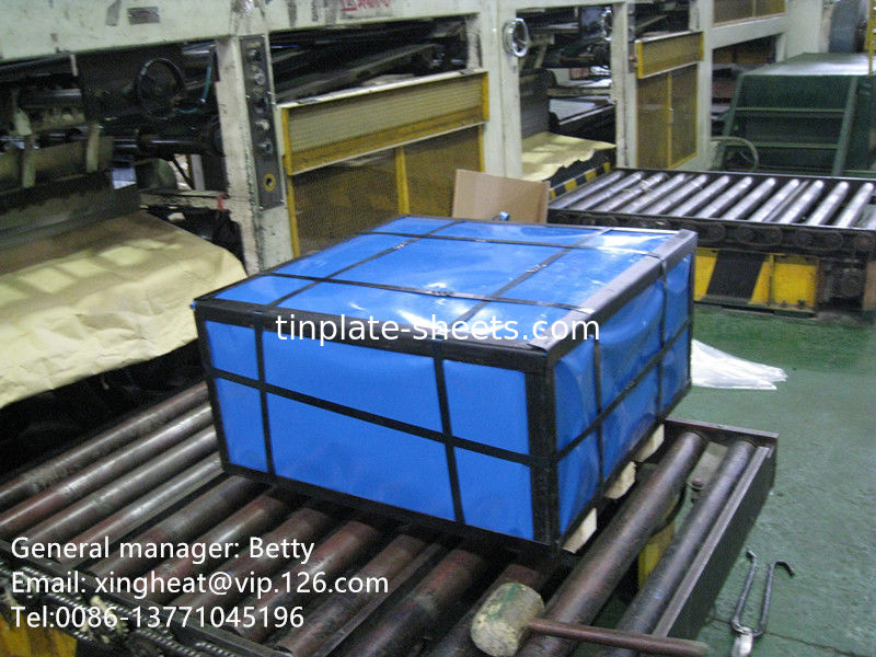 600mm-990mm πλάτος Τήνη πλάκα Coil αντίσταση στην φθορά για κονσέρβες Εφαρμογή T3 T4