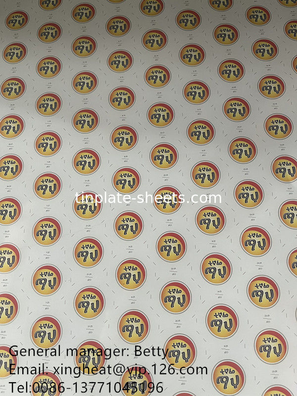 Τύφλα σε φύλλα Τ4 Τ5 DR Ηλεκτροειδής Τύφλα σε φύλλα Στριβείο Τυφλά για χημικά δοχεία και κονσέρβες τροφίμων