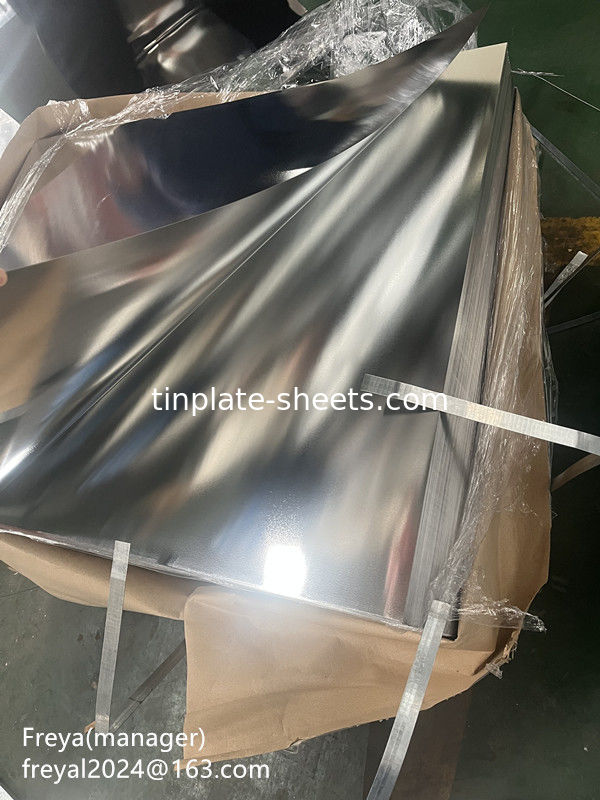 0.15-0.49mm φύλλο κασσίτερου κασσίτερου κύλινδρο κασσίτερου 1.1/1.1-5.6/5.6 Κασσίτερος Επιχρισμός Κασσίτερου φύλλα Κασσίτερος μακροχρόνια προστασία