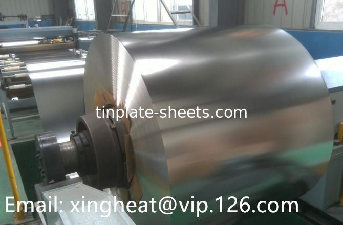 καλής ποιότητας κασσίτερος Coil 0,15mm-0,49mm πάχος 2,8/2,8 2,0/2,0 κασσίτερος επίστρωση T2.5 T4 T5 πέτρα φινίρισμα φωτεινή φινίρισμα