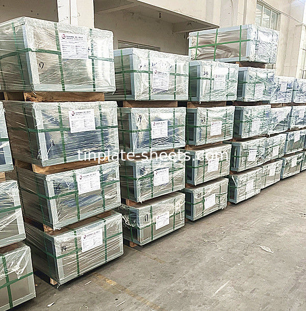 JIS G3303 και EN10202 ASTM624 Πρότυπα φύλλα από κασσίτερο για κονσέρβες χημικών προϊόντων και κονσέρβες τροφίμων