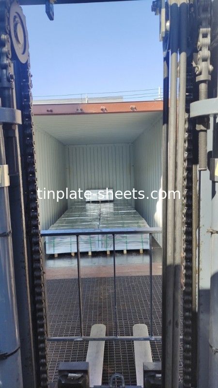 Ηλεκτρολυτική κασσίτερος για φύλλο κασσίτερου με φωτεινή πέτρα Ασημένιο Matt Επιφάνεια Φινίρισμα MR και SPCC υλικό