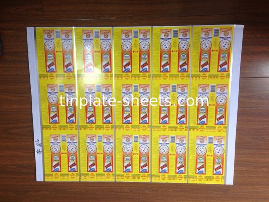 Υψηλής απόδοσης T3 T4 T5 MR SPCC TFS Steel Sheet 100% Ανακυκλώσιμότητα 2.0/2.0